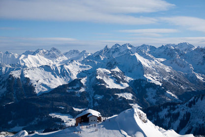 Berge Allgäu Winter
